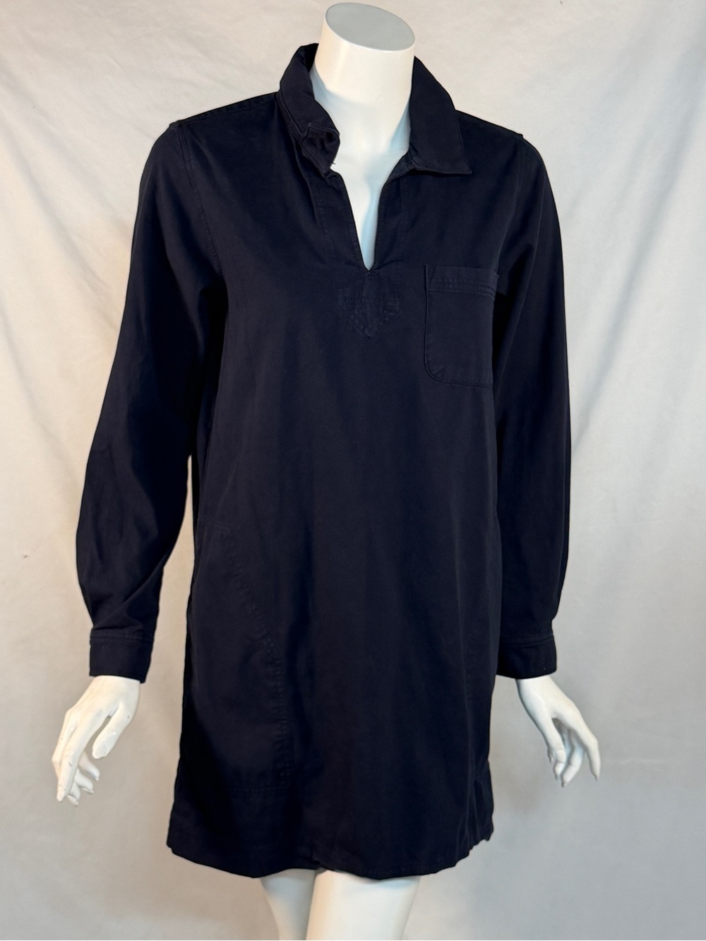 Lilla P Navy V-Neck Utility Tunic - Picture 2 of 11